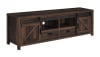 Dark Pine 79 Inch TV Console by Coaster - 736273 - Image 3 of 0