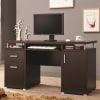 Computer Desk in Cappuccino Finish by Coaster - 800107 - Image 2 of 0