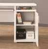 Computer Desk in White Finish by Coaster - 800108 - Image 4 of 0