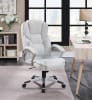 White Leatherette Adjustable Height Office Chair by Coaster - 801140 - Image 1 of 0