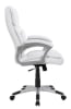 White Leatherette Adjustable Height Office Chair by Coaster - 801140 - Image 2 of 0