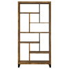 Delwin 71-Inch 6-Shelf Bookshelf in Rustic Nutmeg Finish by Coaster - COA-801236 - Image 3 of 0