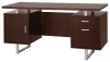 Glavan Desk in Cappuccino Finish by Coaster - 801521 - Image 2 of 0