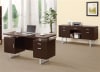 Glavan Desk in Cappuccino Finish by Coaster - 801521 - Image 4 of 0