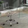 Amaturo Home Office Desk in Clear Acrylic by Coaster - 801535 - Image 3 of 0