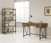 Analiese 63-Inch 4-Shelf Bookshelf in Rustic Nutmeg Finish by Coaster - COA-801542 - Image 3 of 0