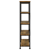 Analiese 63-Inch 4-Shelf Bookshelf in Rustic Nutmeg Finish by Coaster - COA-801542 - Image 5 of 0