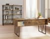 Analiese 63-Inch 4-Shelf Double Bookshelf in Rustic Nutmeg Finish by Coaster - COA-801543 - Image 4 of 0