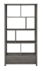 Dylan Bookcase in Weathered Grey Finish by Coaster - 801577 - Image 2 of 0