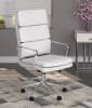 White Leatherette Adjustable Height Office Chair by Coaster - 801746 - Image 1 of 0