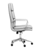 White Leatherette Adjustable Height Office Chair by Coaster - 801746 - Image 2 of 0