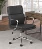 Black Leatherette Adjustable Height Office Chair by Coaster - 801765 - Image 1 of 0