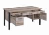 Samson Desk in Weathered Oak Finish by Coaster - 801950 - Image 2 of 0