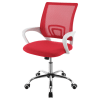 Felton Upholstered Adjustable Office Chair in Red Mesh and Chrome Finish by Coaster - COA-802017 - Image 4 of 0