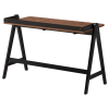 Raul Writing Desk with USB Ports in Walnut and Black Finish by Coaster - COA-805926 - Image 4 of 0
