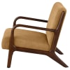 Foster Upholstered Wood Frame Accent Chair in Honey Fabric and Cappuccino by Coaster - COA-902271 - Image 5 of 0