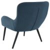 Calvin Upholstered Modern Arm Accent Chair in Blue Fabric and Sandy Black by Coaster - COA-902472 - Image 5 of 0
