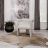 Petra Boucle Upholstered Accent Side Chair in White by Coaster - COA-902881 - Image 2 of 0