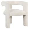 Petra Boucle Upholstered Accent Side Chair in White by Coaster - COA-902881 - Image 5 of 0