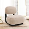 Duffie Upholstered Armless Accent Chair in Camel and Black by Coaster - COA-903097 - Image 2 of 0