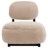 Duffie Upholstered Armless Accent Chair in Camel and Black by Coaster - COA-903097 - Image 3 of 0