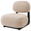 Duffie Upholstered Armless Accent Chair in Camel and Black by Coaster - COA-903097 - Image 4 of 0