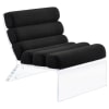 Serreta Boucle Upholstered Armless Acrylic Chair in Black by Coaster - COA-903162 - Image 1 of 0