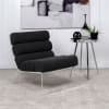 Serreta Boucle Upholstered Armless Acrylic Chair in Black by Coaster - COA-903162 - Image 2 of 0