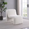 Drayton Upholstered Curved Armless Accent Chair in Ivory by Coaster - COA-907525 - Image 1 of 0