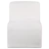 Drayton Upholstered Curved Armless Accent Chair in Ivory by Coaster - COA-907525 - Image 3 of 0