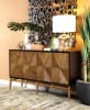 60 Inch Accent Cabinet in Brown and Antique Gold Finish by Coaster - 953497 - Image 1 of 0