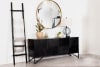 Riddell 4 Door Accent Cabinet in Black Finish by Coaster - 959631 - Image 1 of 0