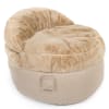 48 Inch Queen Nest Bunny Fur Bean Bag Chair by CordaRoy's - COR-QC-NEST - Image 3 of 0