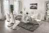 Zain 7 Piece Dining Room Set in White Finish by Furniture of America - FOA-3742 - Image 1 of 0