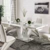 Zain 7 Piece Dining Room Set in White Finish by Furniture of America - FOA-3742 - Image 2 of 0