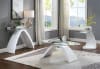 Nahara 2 Piece Occasional Table Set in White Finish by Furniture of America - FOA-4042WH-2PK - Image 2 of 0