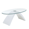 Nahara 2 Piece Occasional Table Set in White Finish by Furniture of America - FOA-4042WH-2PK - Image 3 of 0