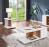 Moa 2 Piece Occasional Table Set in White/Natural Tone by Furniture of America - FOA-4495-2PK - Image 1 of 0