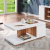 Moa 2 Piece Occasional Table Set in White/Natural Tone by Furniture of America - FOA-4495-2PK - Image 3 of 0