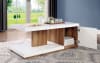 Moa 2 Piece Occasional Table Set in White/Natural Tone by Furniture of America - FOA-4495-2PK - Image 4 of 0