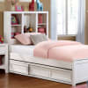 Marilla 4 Piece Youth Bedroom Set in White Finish by Furniture of America - FOA-7256WH - Image 4 of 0