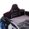Patrolene Twin Police Car Bed in Black/White Finish by Furniture of America - FOA-7723PL-B - Image 5 of 0