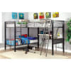 Ballarat L-Shaped Triple Twin Bunk Bed in Silver Finish by Furniture of America - FOA-CM-BK1049 - Image 1 of 0