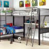 Ballarat L-Shaped Triple Twin Bunk Bed in Silver Finish by Furniture of America - FOA-CM-BK1049 - Image 2 of 0