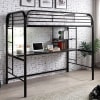 Opal Twin Loft Bed in Black Finish by Furniture of America - FOA-CM-BK938BK - Image 1 of 0