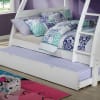 Hoople Twin/Full Bunk Bed in White Finish by Furniture of America - FOA-CM-BK963WH - Image 4 of 0