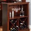 Voltaire Bar Table in Dark Cherry Finish by Furniture of America - FOA-CM-CR142BT - Image 3 of 0