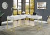 Freiburg Executive Home Office Desk in Antique White Finish by Furniture of America - FOA-CM-DK406WH - Image 3 of 0
