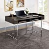 Alvin Executive Home Office Desk in Brown/Chrome Finish by Furniture of America - FOA-CM-DK5241 - Image 1 of 0