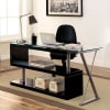 Bronwen Executive Home Office Desk in Black Finish by Furniture of America - FOA-CM-DK6131BK - Image 3 of 0